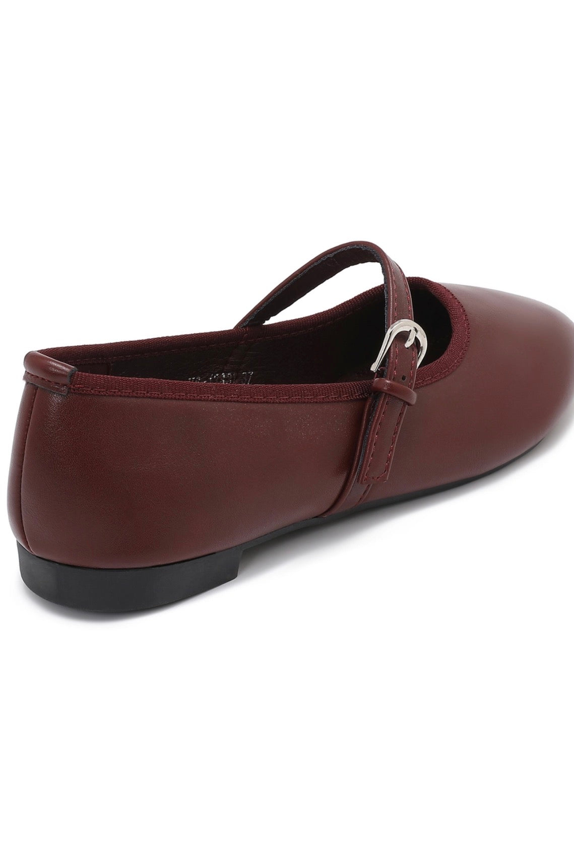 Burgundy Minimalist Ballerinas