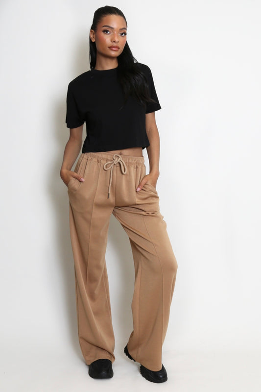 Elasticated Waist Wide Leg Jogger