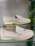 Pink Suede Loafer