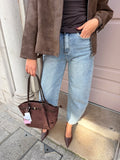 Light Blue Barrel Leg Jean