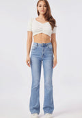 Flare Fit Full Length Denim Jeans