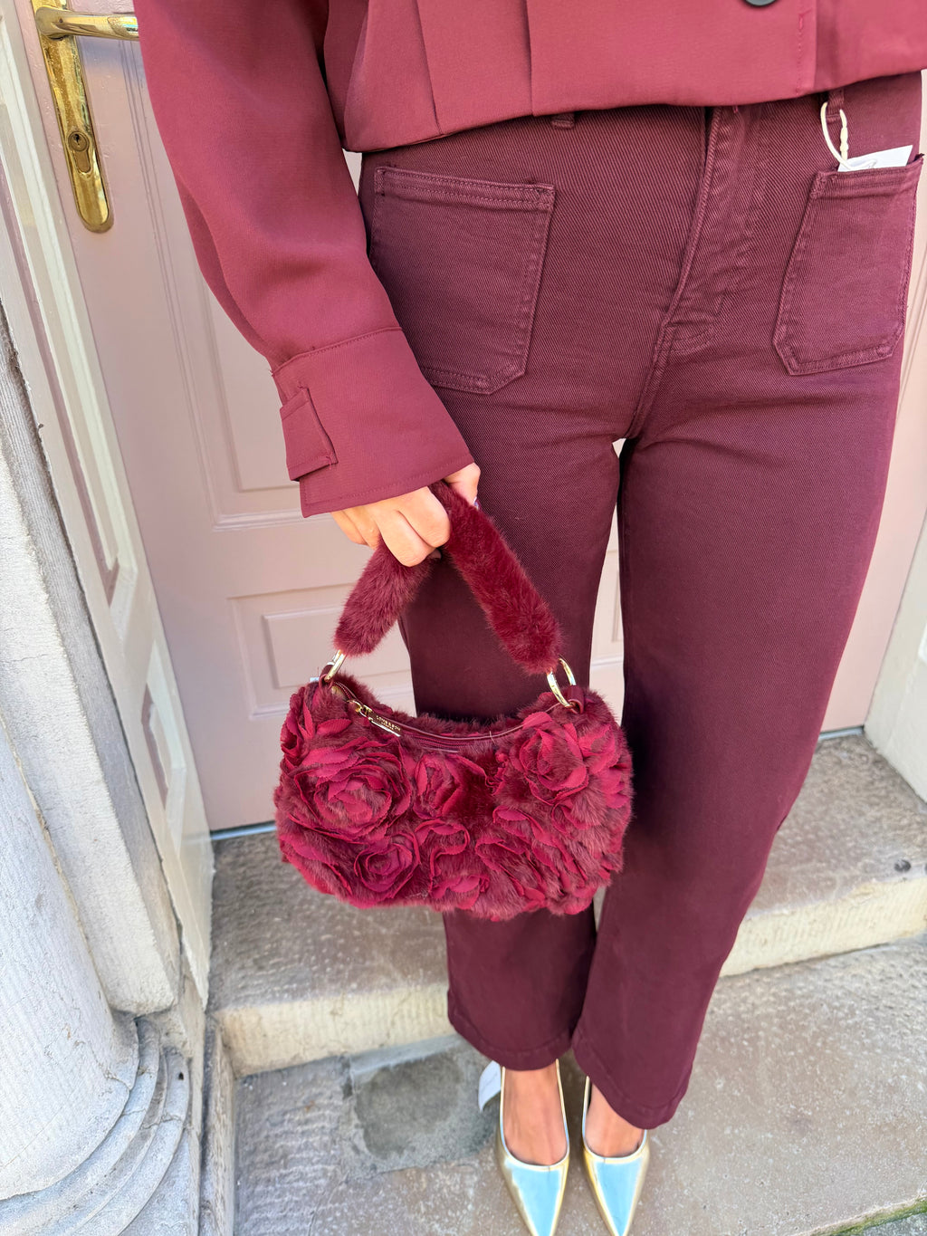 Rose Detail Handbag