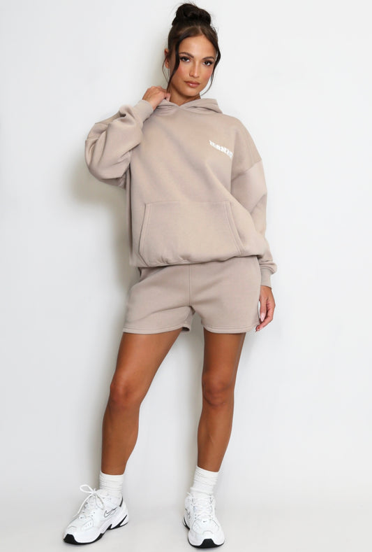 Taupe Iconic Sport Hoodie