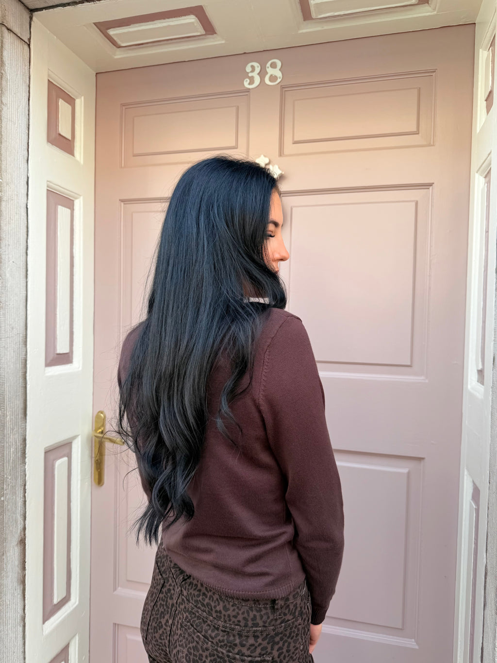 Brown Diamond Detail Jumper