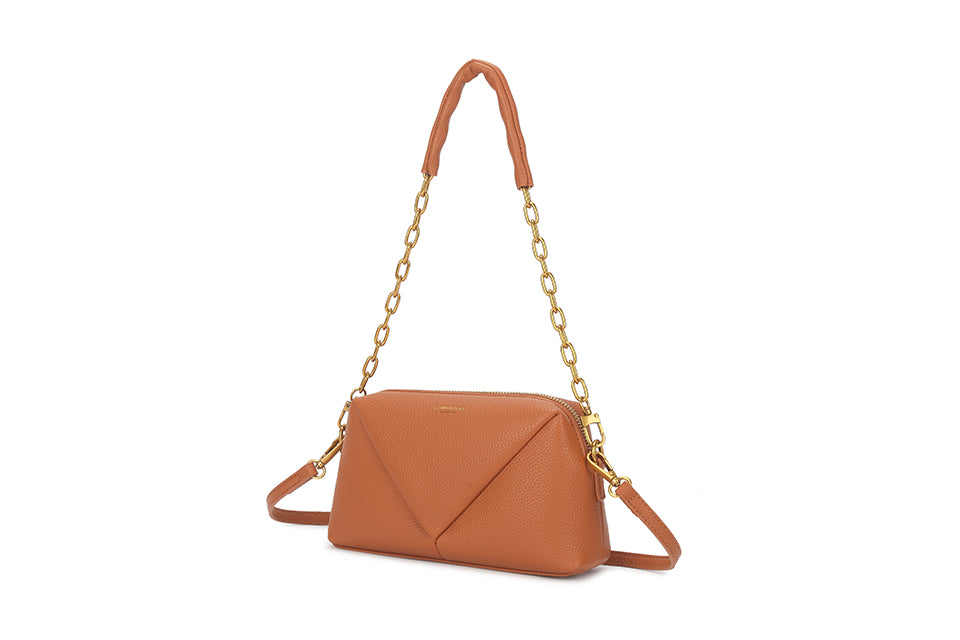 Gold Detail Chain Handle Handbag