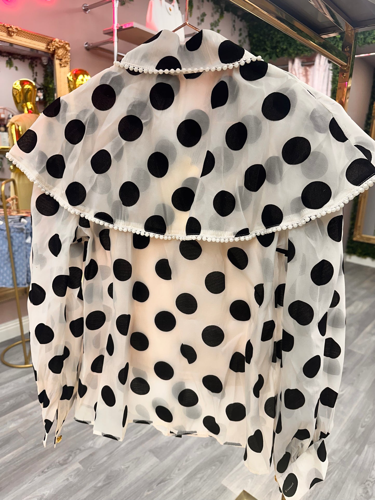 Polka Dot Blouse