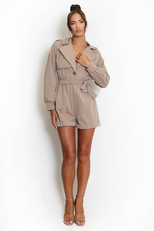 Trench Playsuit