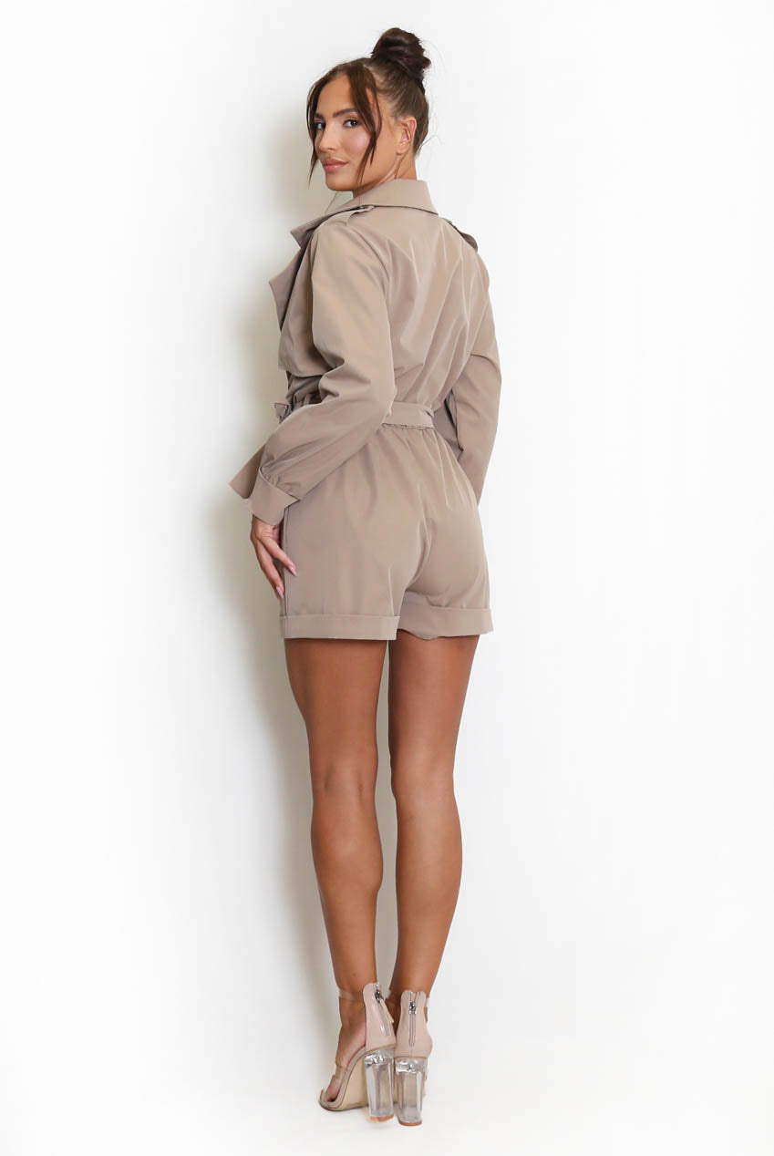 Trench Playsuit