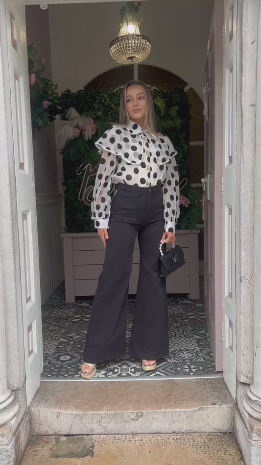Polka Dot Blouse